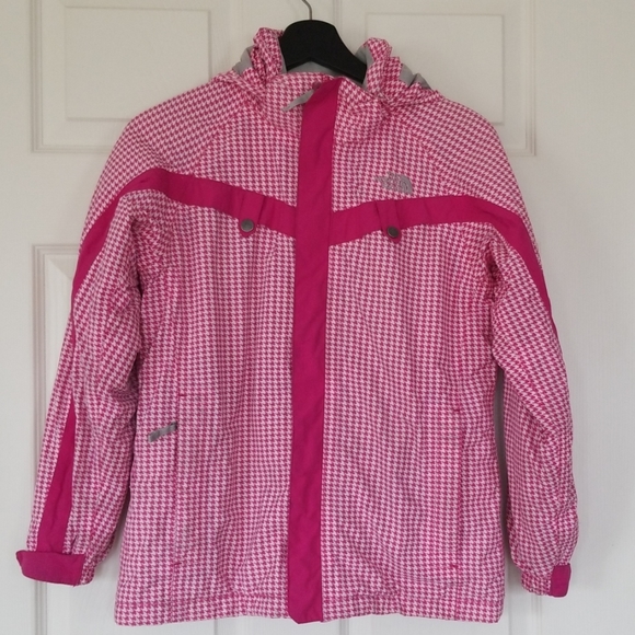 The North Face girls hyvent houndstooth jacket - Picture 1 of 8